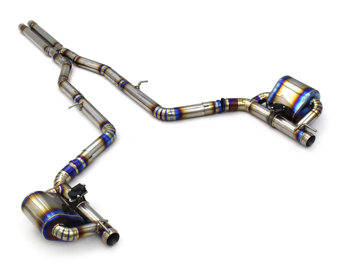 Titanium Valved Exhaust | 2016-23 Dodge Charger HELLCAT